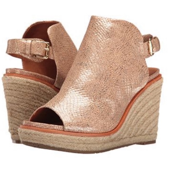 gentle souls Shoes - Gentle Souls 7.5 Jacey Espadrille Slingback Sandals, Gold